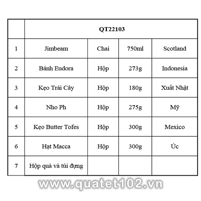 Hộp quà tết QT103