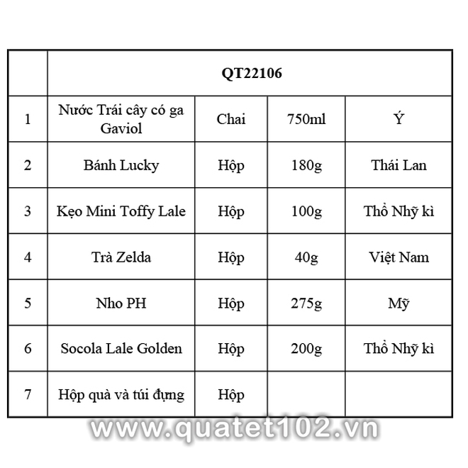 Hộp quà tết QT106