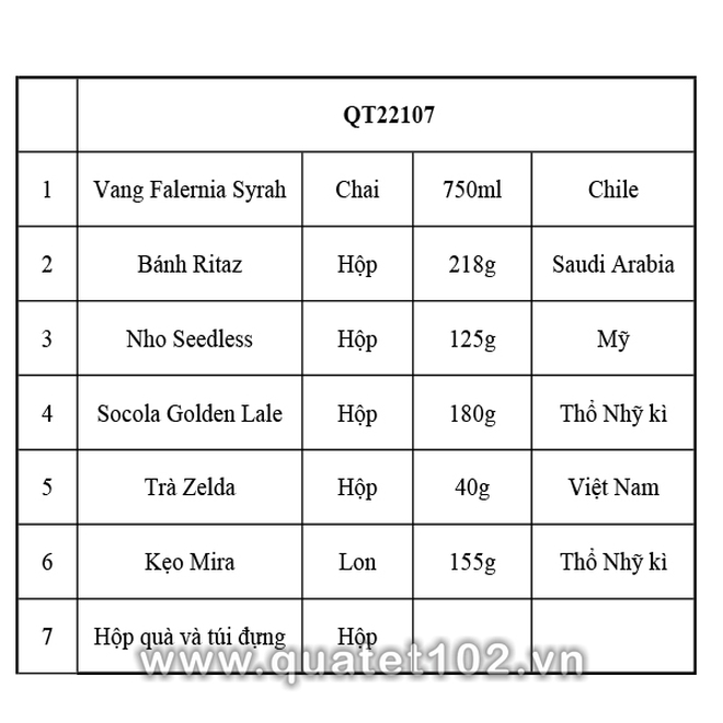 Hộp quà tết QT107