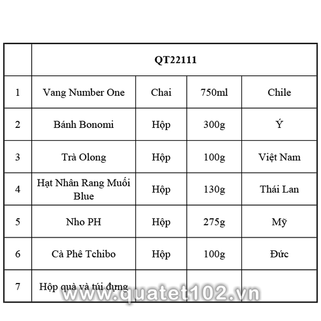 Hộp quà tết QT111