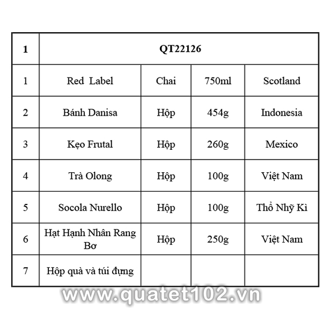 Hộp quà tết 2025 QT126