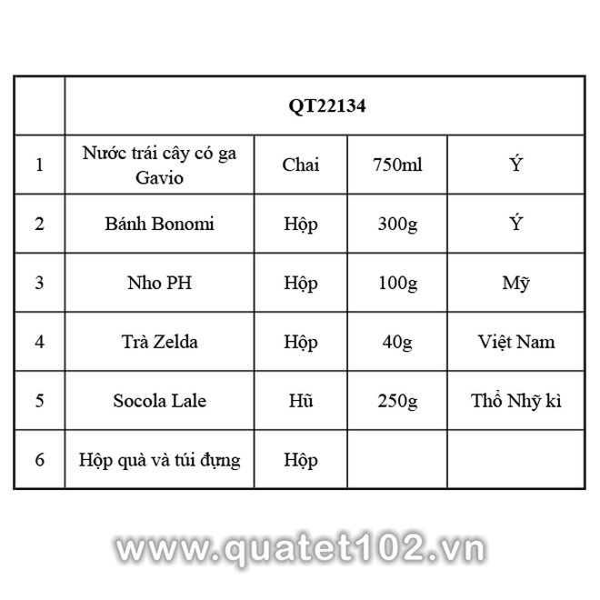 Hộp quà tết QT134