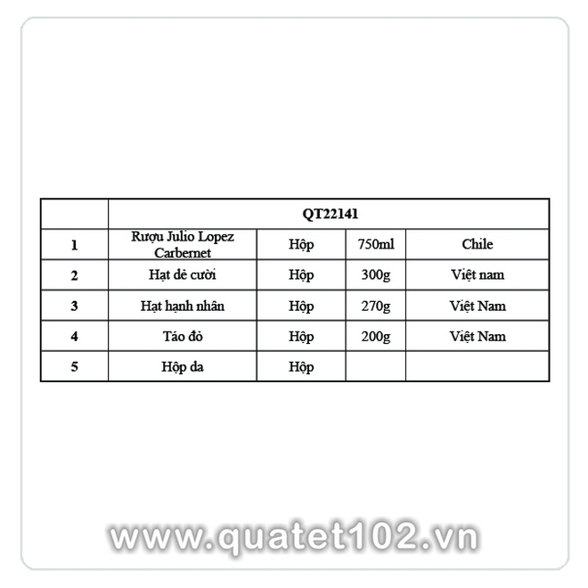 Hộp quà tết 2025 QT141