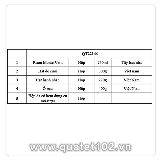 Hộp quà tết 2025 QT144