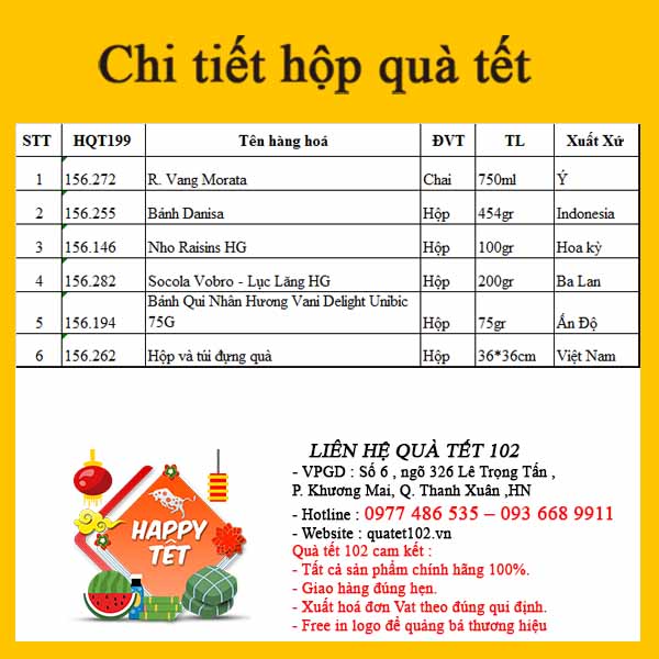 Hộp Quà Tết QT199