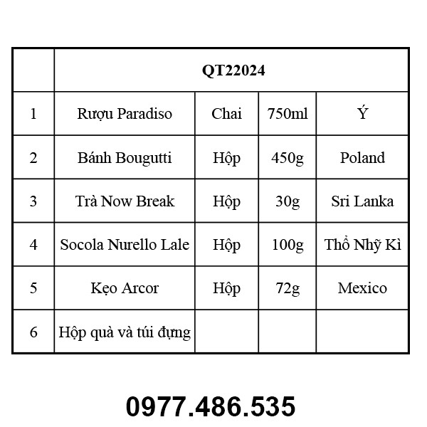 Hộp quà tết QT22024
