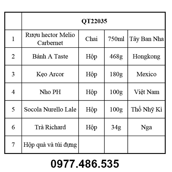 Hộp quà tết QT22035