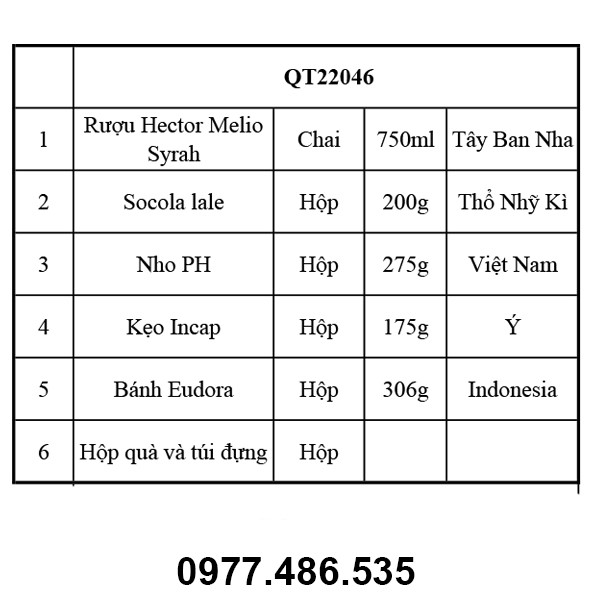 Hộp quà tết QT22046