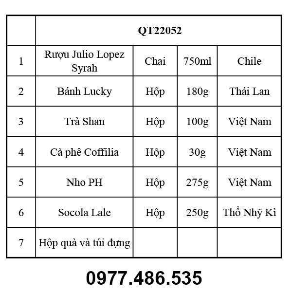 Hộp quà tết QT22052