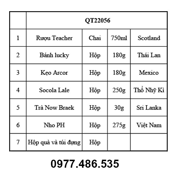 Hộp quà tết QT22056