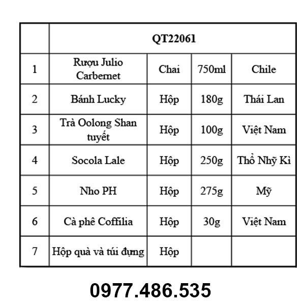 Hộp quà tết QT22061