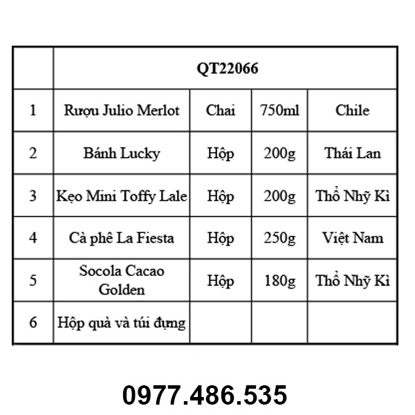 Hộp quà tết QT22066