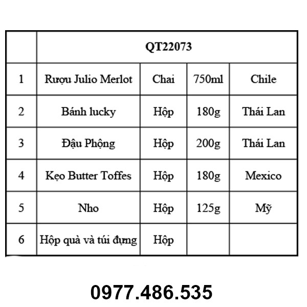 Hộp quà tết QT22073