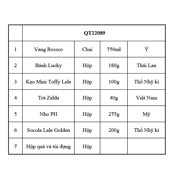 Hộp quà tết QT22089