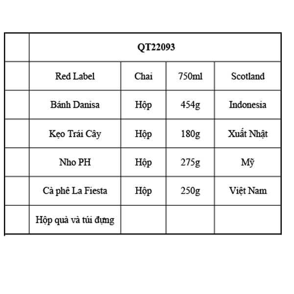 Hộp quà tết QT22093