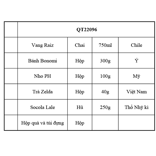 Hộp quà tết QT22096
