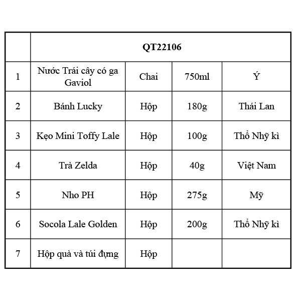 Hộp quà tết QT22106
